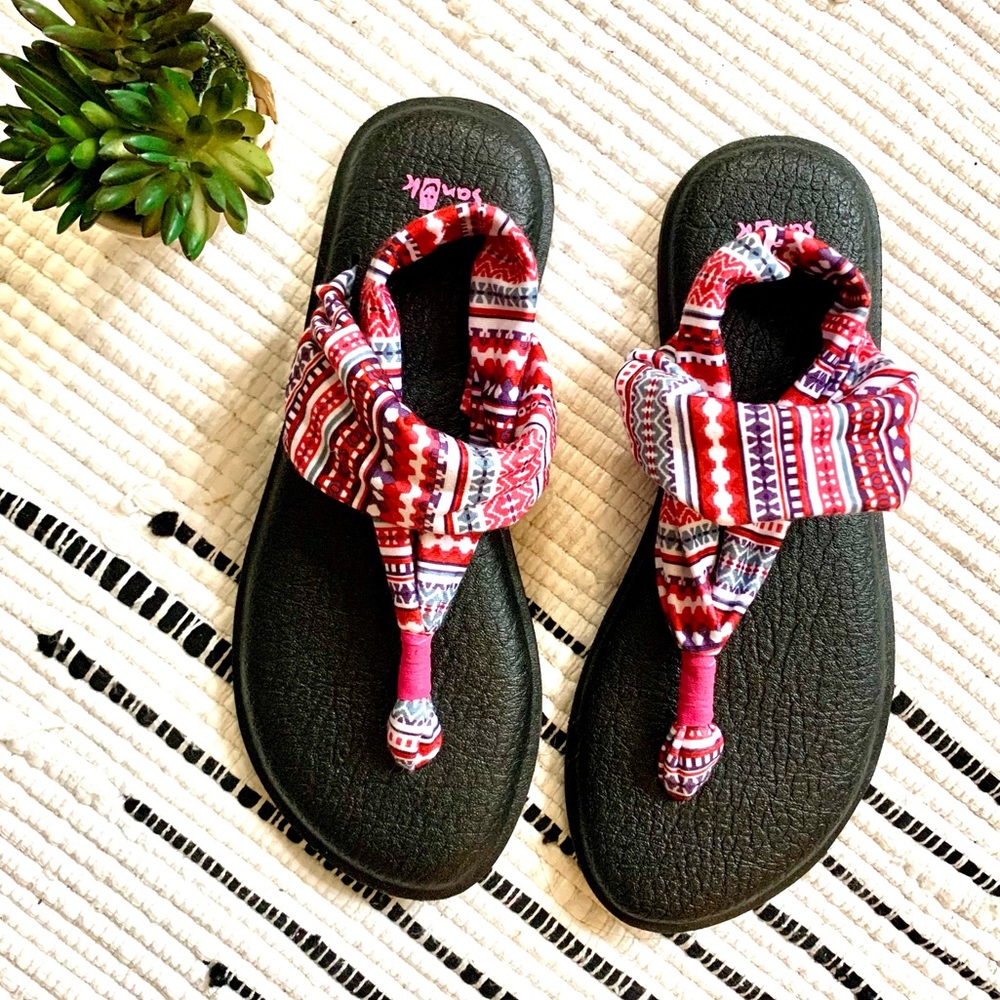 ♓️🅿️Sanuk Yoga Sling 2 Printed Sandals Lik…